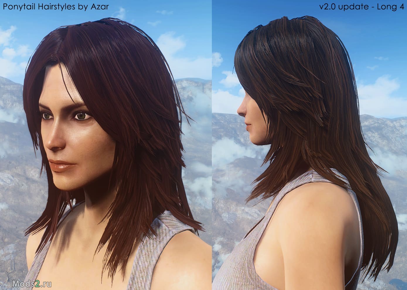 Fallout 4 ponytail hairstyles by azar фото 9