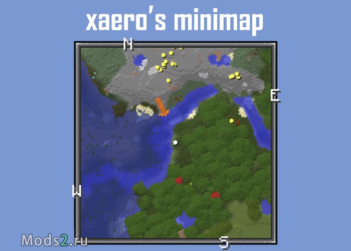 Фото Маленькая карта, миникарта хаеро - Xaero's Minimap [1.17.1] [1.16.5] [1.15.2] [1.14.4] [1.12.2] [1.7.10]