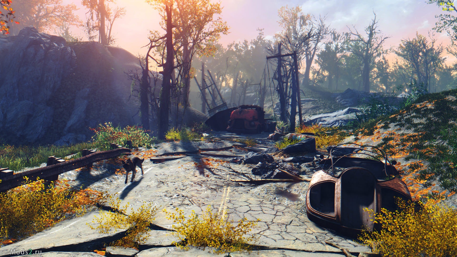 Fallout 4 деревья и трава фото 101
