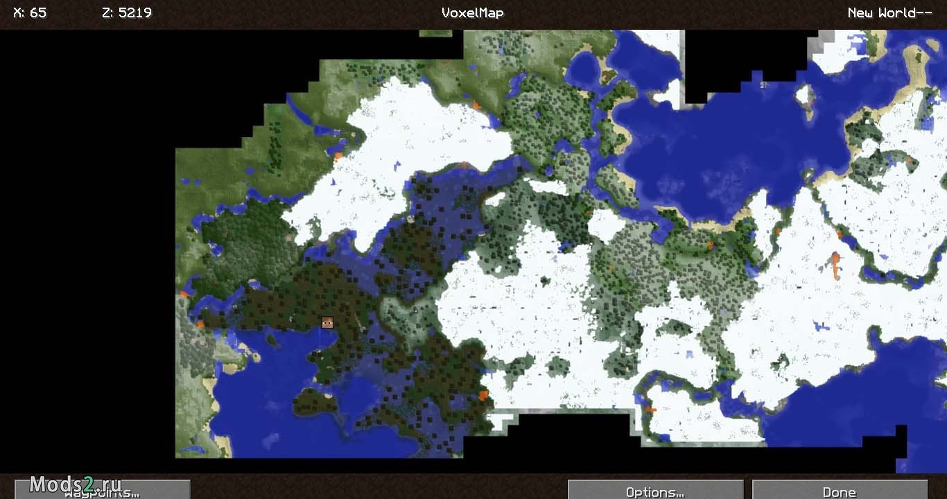 minecraft voxel map mod 1.12.2