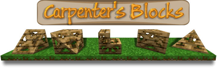 Мод на блоки плотника - BlockCarpentry (Carpenter's Blocks) [1.16.5] [1.15.2] [1.12.2] [1.10.2] [1.7.10] [1.6.4] [1.5.2]