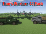 Фото Пак на оружие, броню и технику, пак на войну - Flan's Warfare 44 Pack [1.7.10]