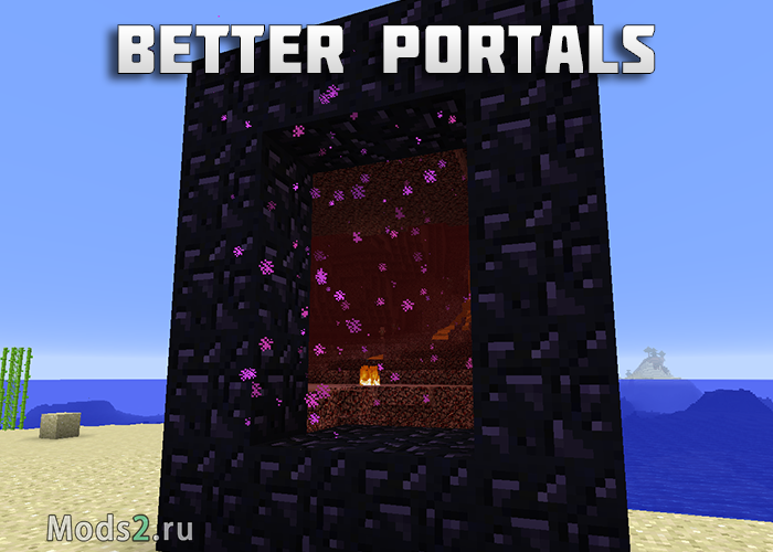 Фото Порталы с видом мира, улучшенные порталы - Better Portals [1.12.2]