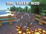 Фото Выращивай руду на овцах - Ore Sheep Mod [1.12.2] [1.7.10]
