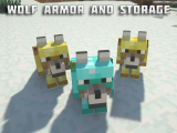Фото Броня и сундуки для собаки - Wolf Armor and Storage [1.12.2] [1.11.2] [1.10.2] [1.7.10]